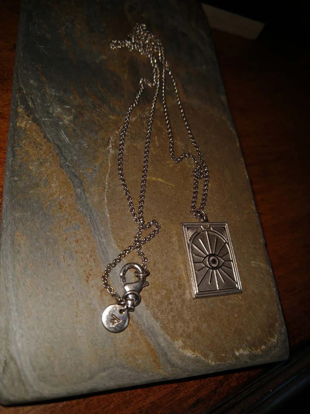 TOM WOOD Sterling Silver 925 Tarot Sun Pendant Necklace